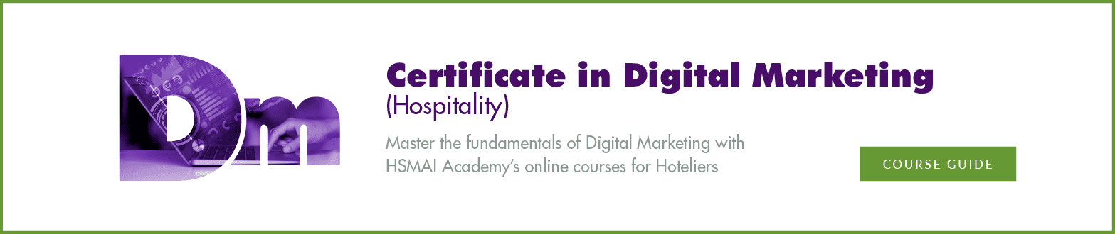 HSMAI Certificate in Hotel Digital Marketing online training