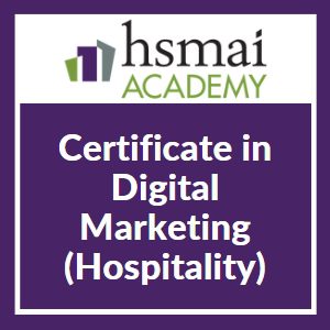 Certificate in Digital Marketing (Hospitality)