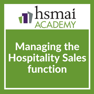 Managing a Hospitality Sales function
